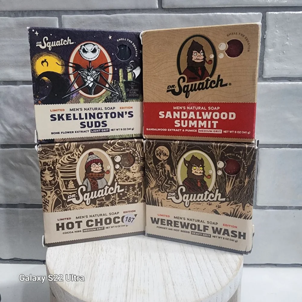 Dr. Squatch Natural Soap , Set of 4